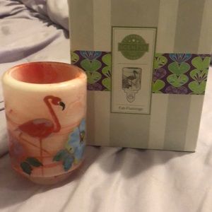 Fab flamingo Scentsy warmer; good as new; comes with 15 watt light bulb